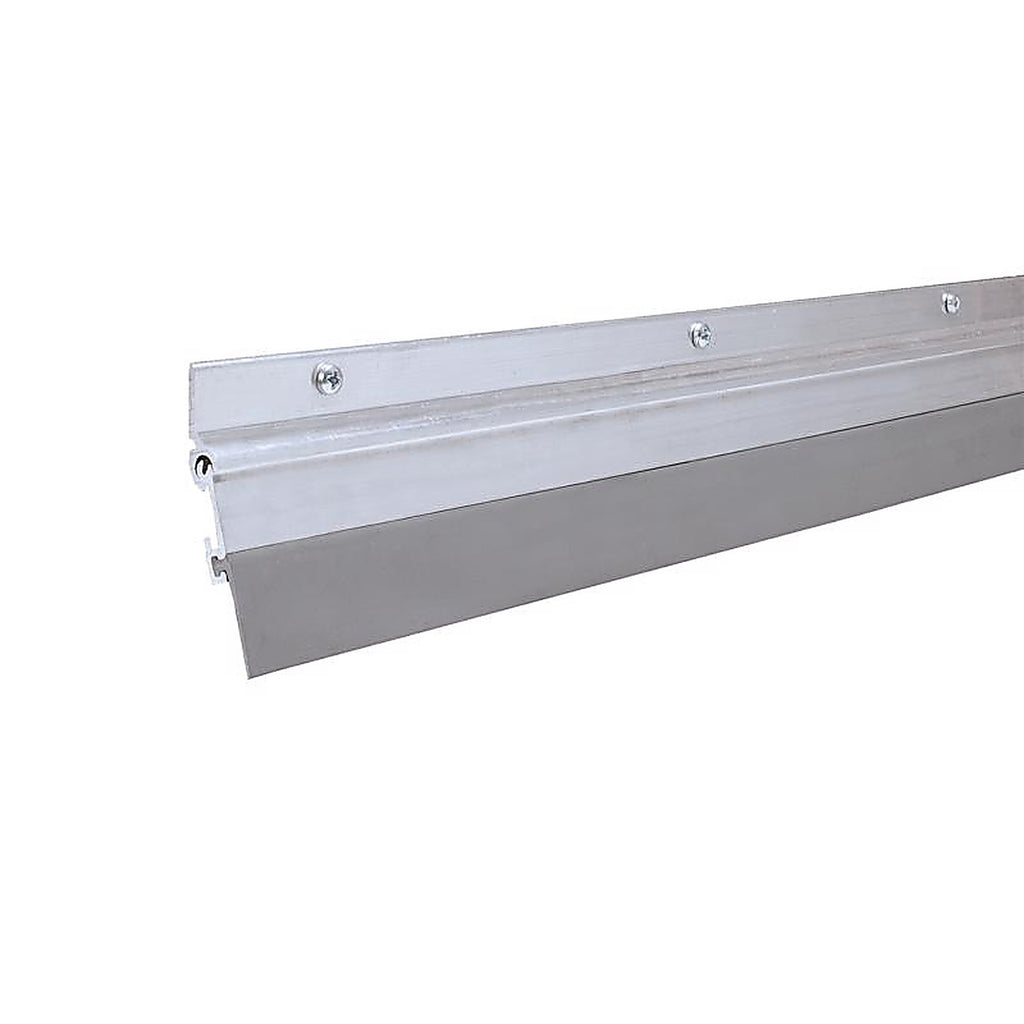 M-D 7237 Gray Aluminum/Vinyl Sweep For Garage Doors, Doors 3 in. L