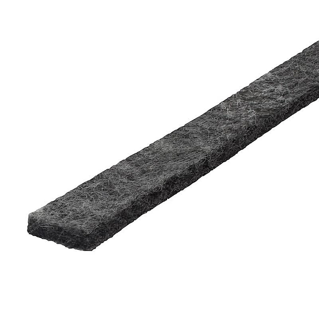 M-D 3350 Gray Felt Weatherstrip For Doors and Windows, Doors and Windows 17 ft. L x 3/16 in.