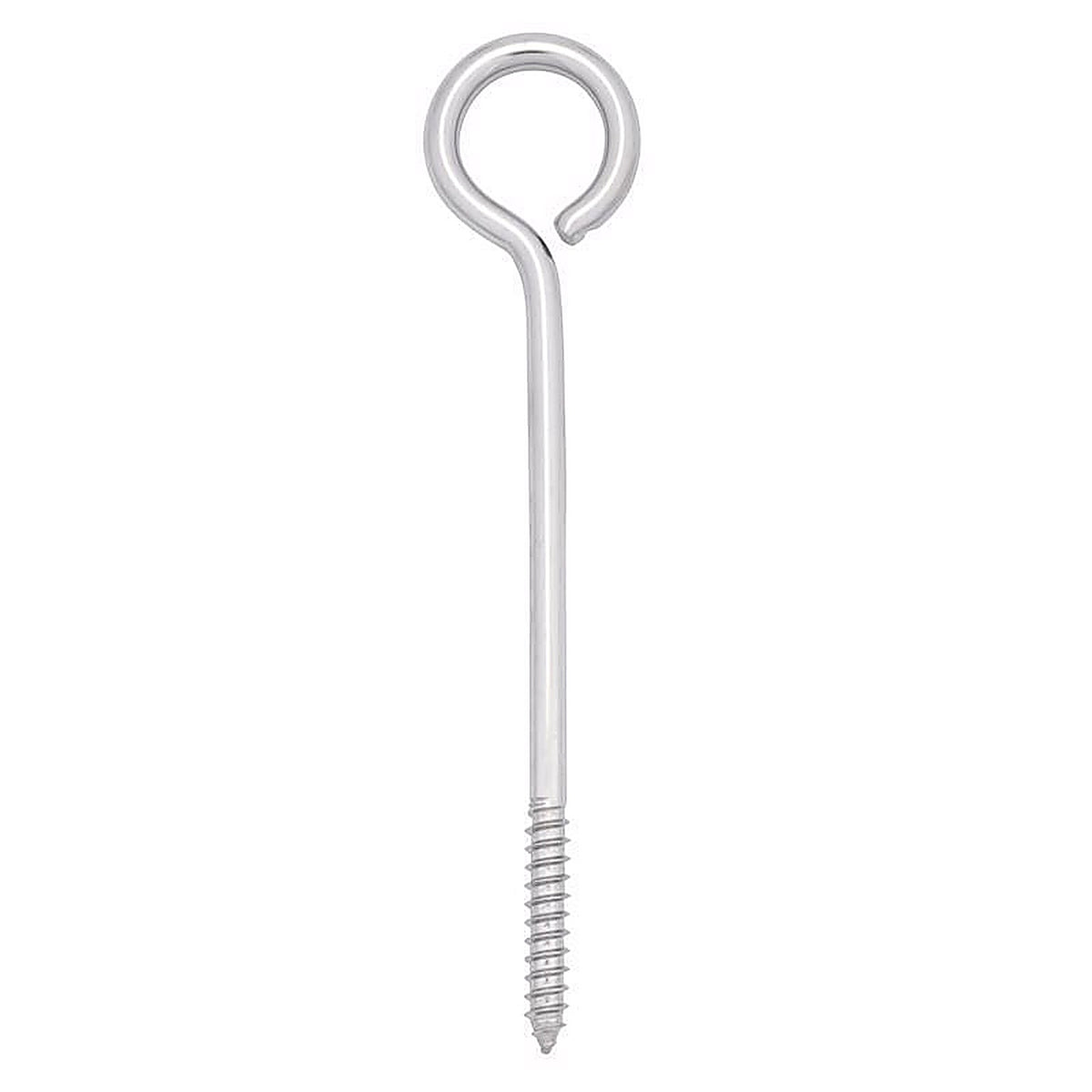 Hampton 02-3463-411 3/8 in. x 8 in. L Stainless Stainless Steel Lag Thread Eyebolt
