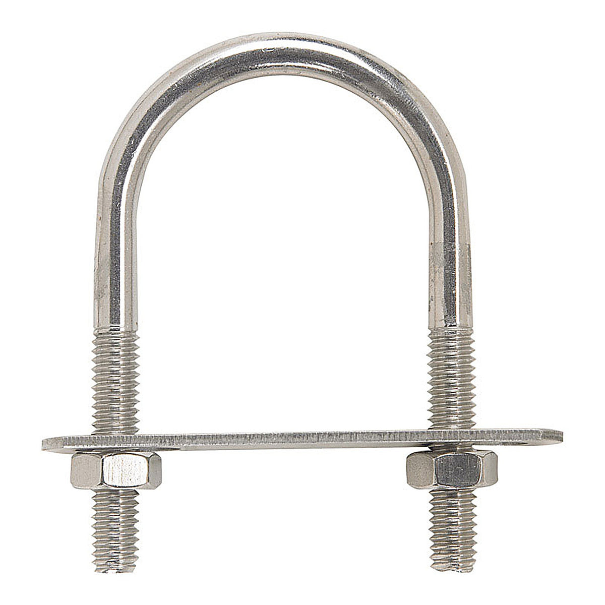 Hampton 02-3450-211 5/16 in. x 1-3/8 in. W x 3-7/8 in. L Coarse Zinc-Plated Stainless Steel U-Bolt