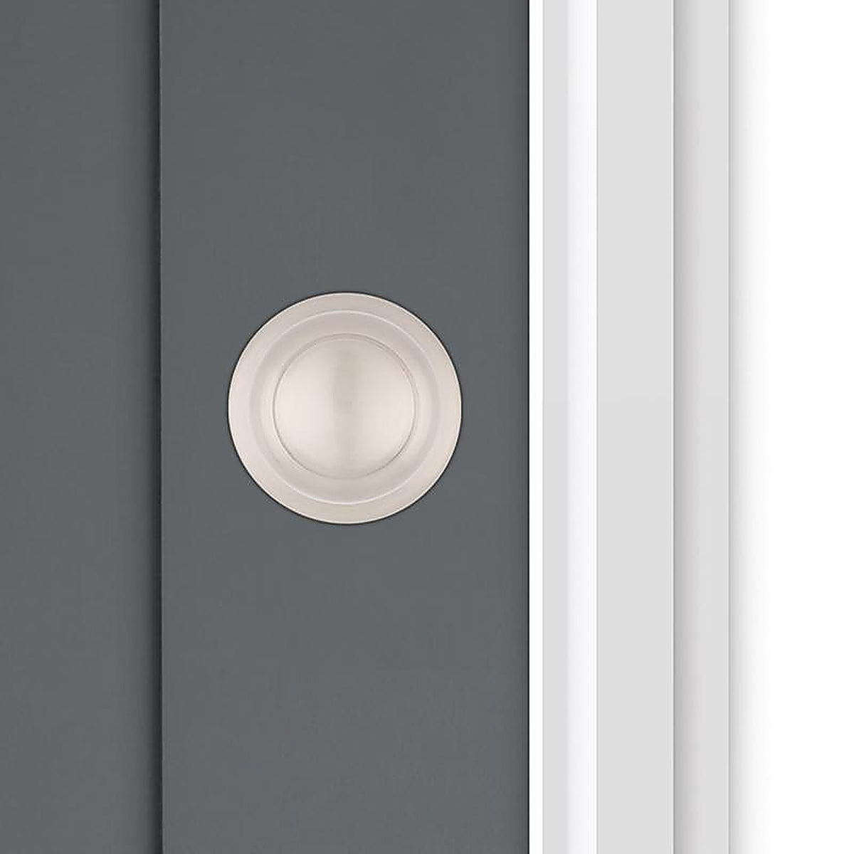 Kwikset - 94880-490 - Cove Satin Nickel Dummy Knob Right or Left Handed