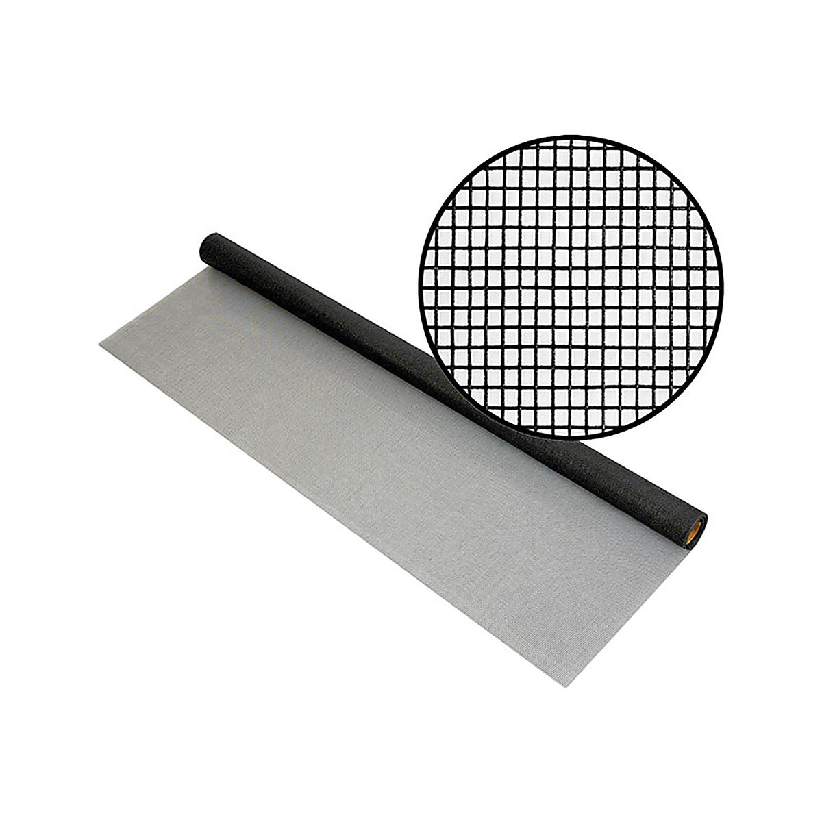 Phifer Wire - 3003952 - 28 In. W X 84 In. L Charcoal Fiberglass Insect Screen Cloth