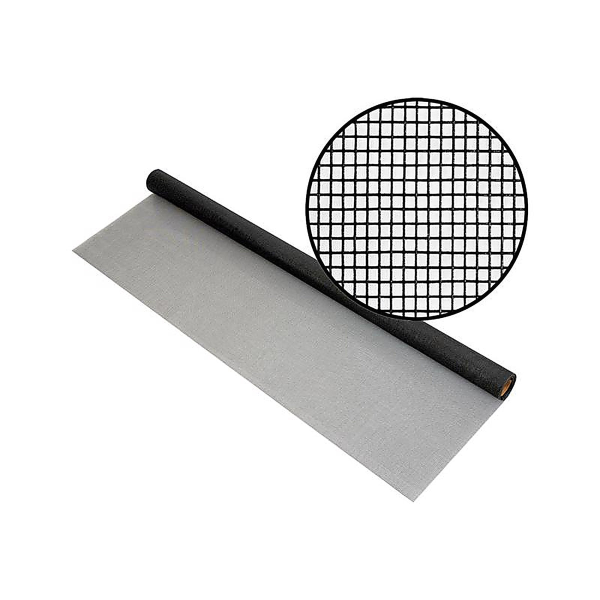 Phifer Wire - 3047301 - 36 In. W X 84 In. L Charcoal Fiberglass Insect Screen Cloth