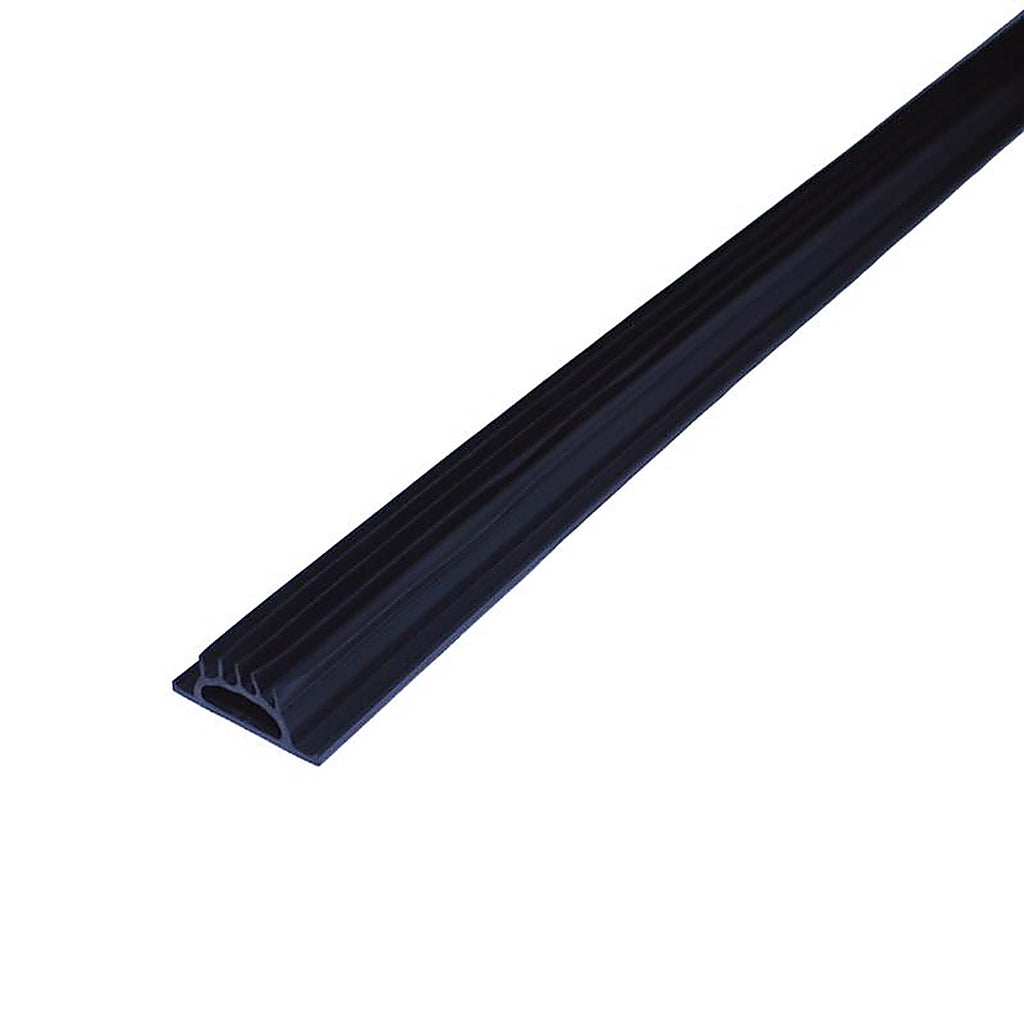 M-D 25756 Black Aluminum/Vinyl Threshold Insert For Doors, Doors 36 in. L x 3/8 in.