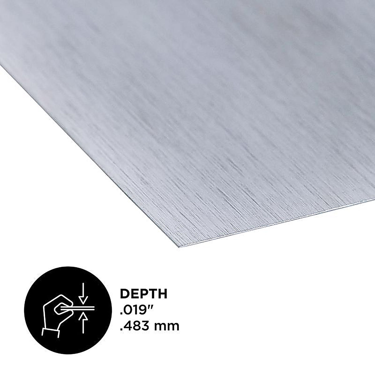 M-D 57000 0.025 in. x 3 in. W x 3 in. L Aluminum Sheet Metal