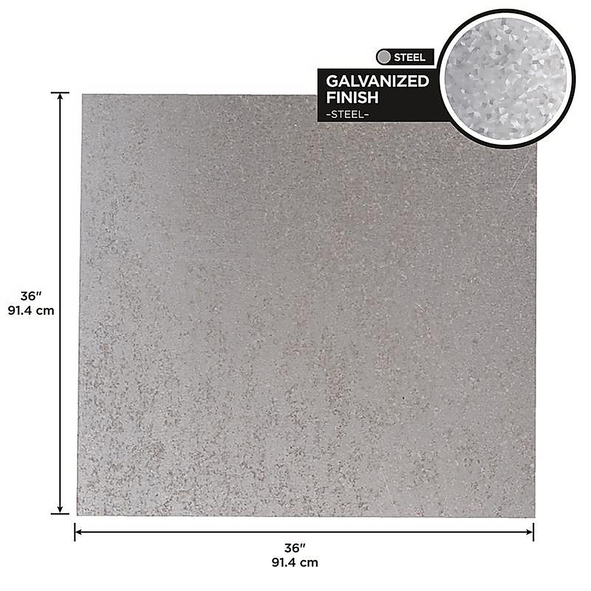 M-D 57851 3 in. Steel Sheet Metal