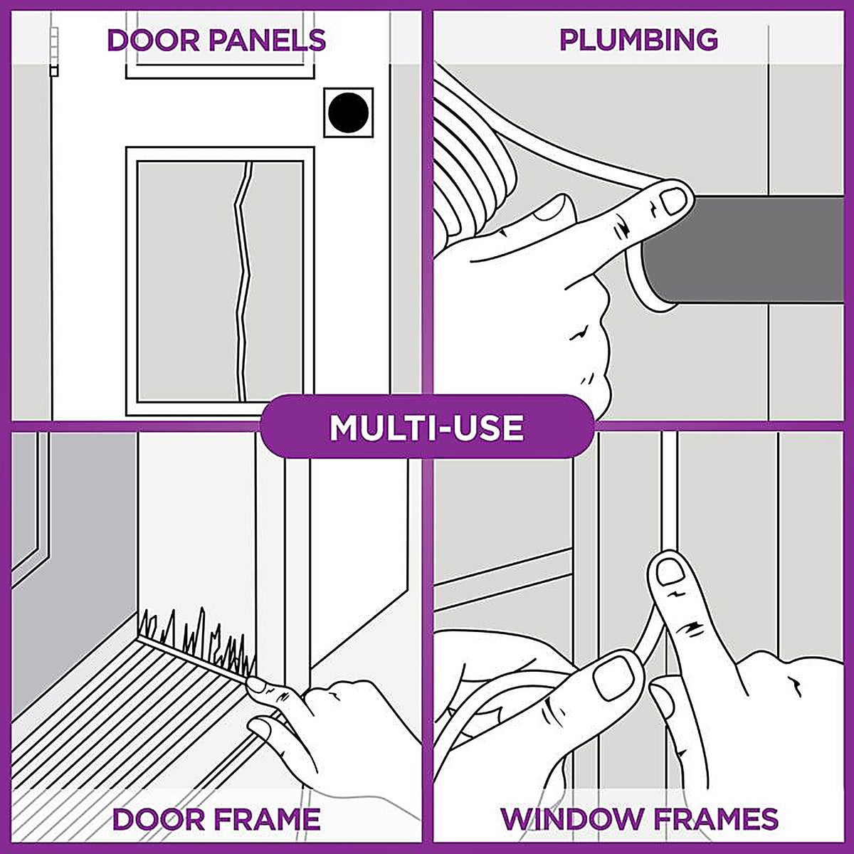M-D - 71525 - Building Products Brown Vinyl Caulking Cord for Doors and Windows 1080 In. L X 0.13 In.