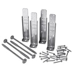 Simpson Strong-Tie DTT1Z-KT ZMax Silver Steel Deck Tension Tie Kit 14 speed