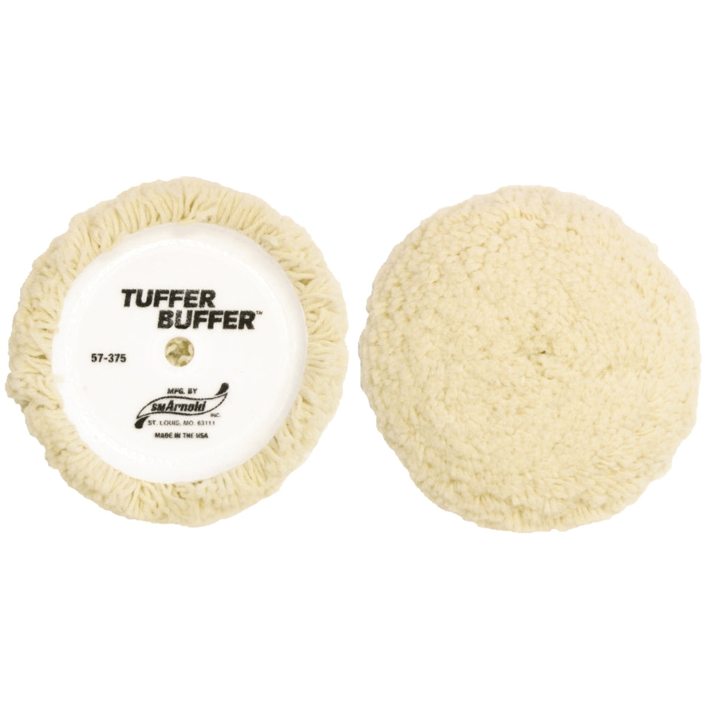 SM Arnold 57-375 Tuffer Buffer, 7.50in. Diameter 1.5in. Wool