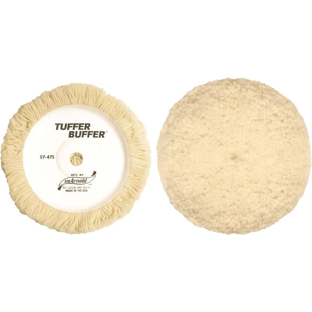 SM Arnold 57-475 Tuffer Buffer, 7.50in. Diameter 2in. Wool