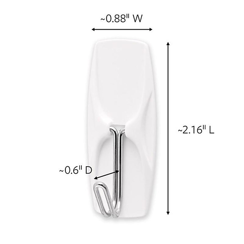 3M 17065-7ES Medium Plastic Wire Toggle Hooks 2-1/6 in. L 7/Pack