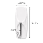 3M 17065-7ES Medium Plastic Wire Toggle Hooks 2-1/6 in. L 7/Pack