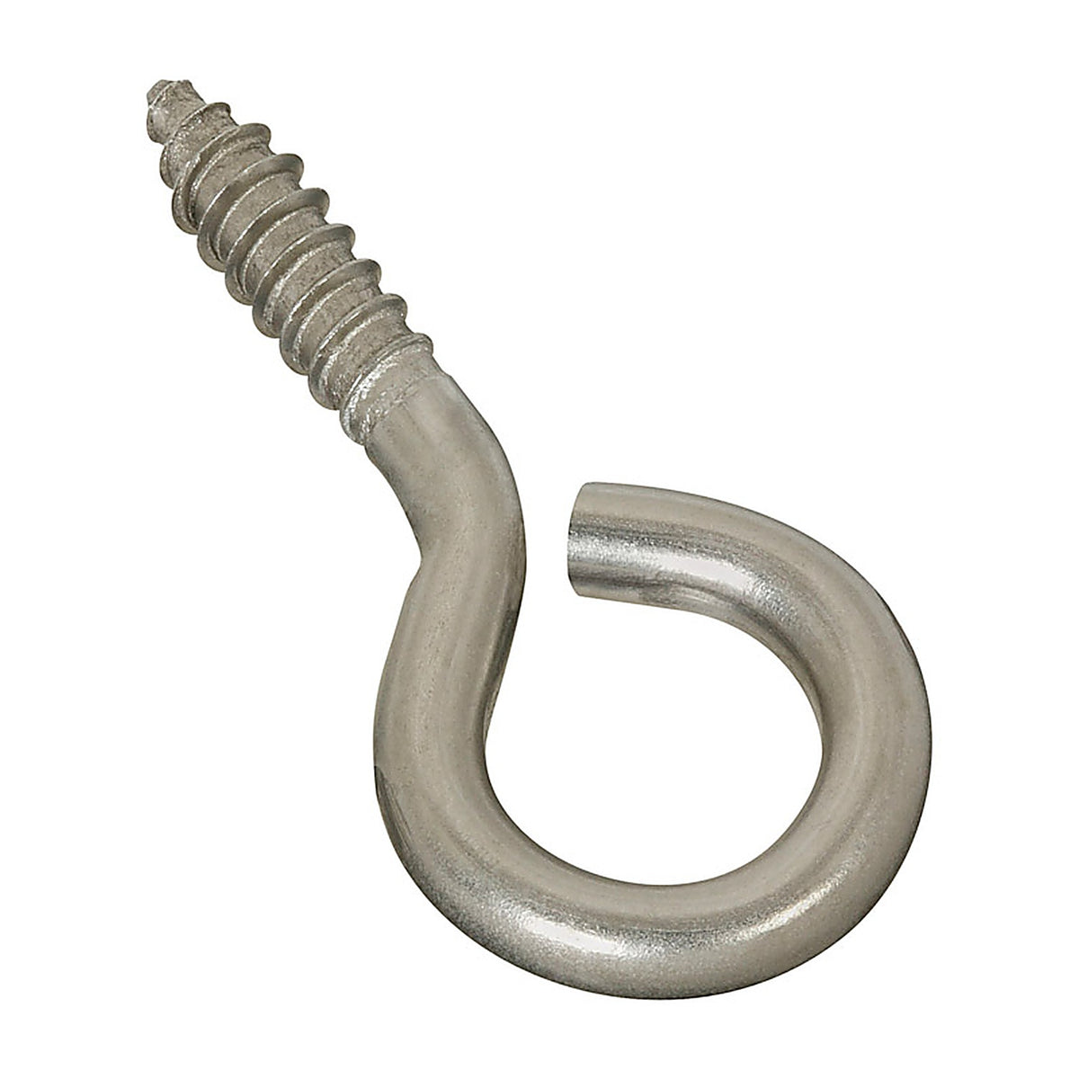 National Hardware N220-459 0.26 in. D X 2-5/8 in. L Brushed Stainless Steel Screw Eye 120 lb. cap. 1 pk