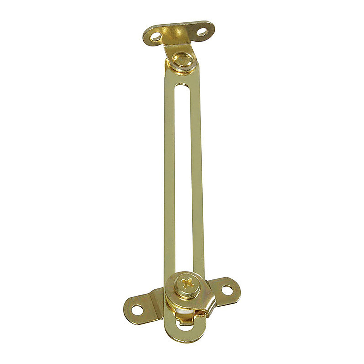 National Hardware N208-637 Brass-Plated Steel Friction Lid Support 6 in. 1 pk