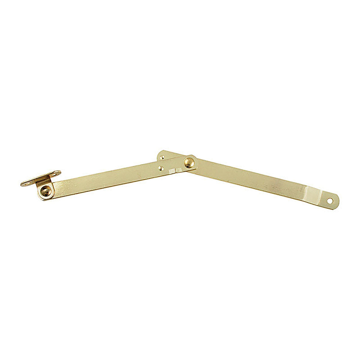 National Hardware N208-629 Brass-Plated Steel Right Hand Folding Support Mount 1/Pack 9 in.