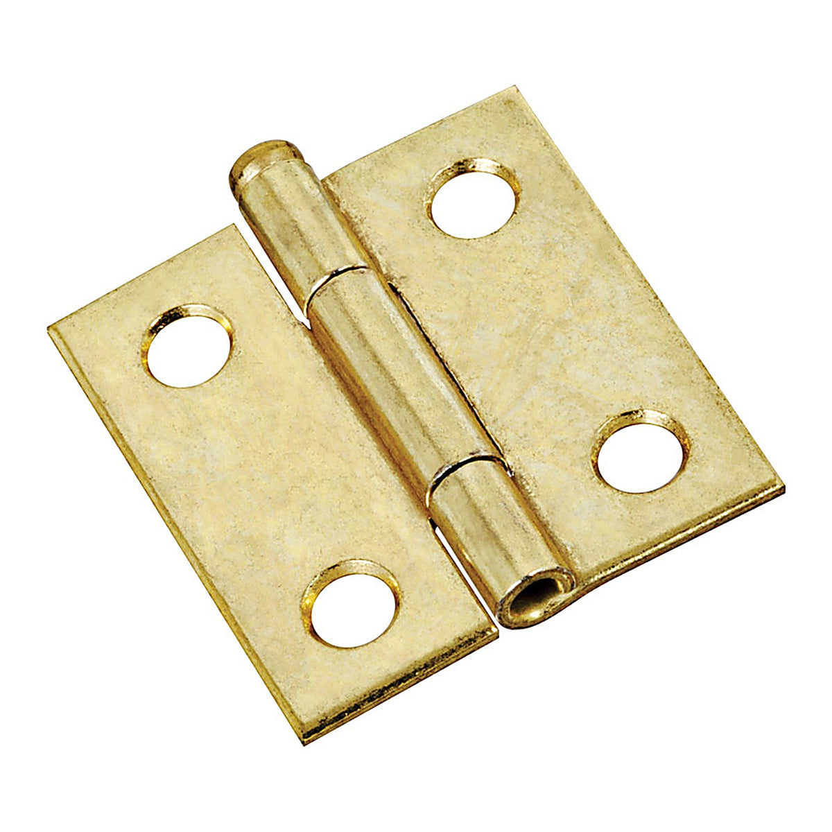 National Hardware N141-754 1-1/2 in. L Brass-Plated Door Hinge 2 pk