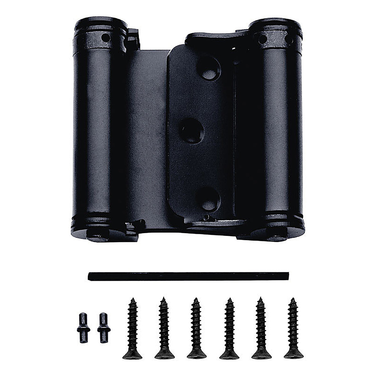 National Hardware N100-052 3 in. L Oil Rubbed Bronze Double-Acting Spring Hinge 1/Pack