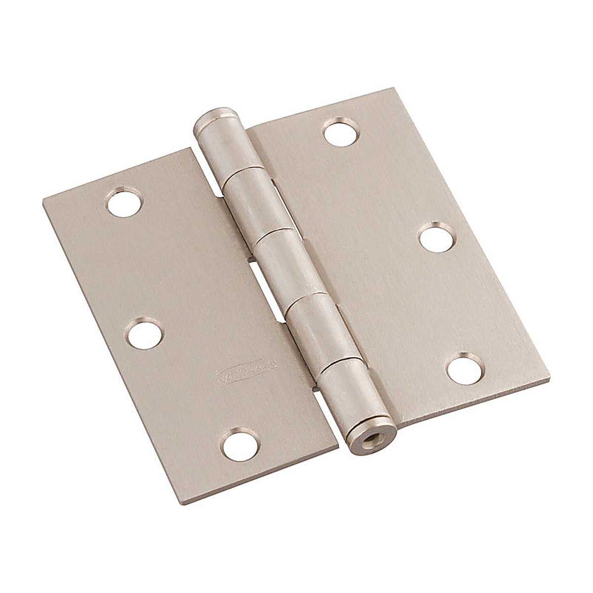 National Hardware N830-248 3-1/2 in. L Satin Nickel Door Hinge 1/Pack