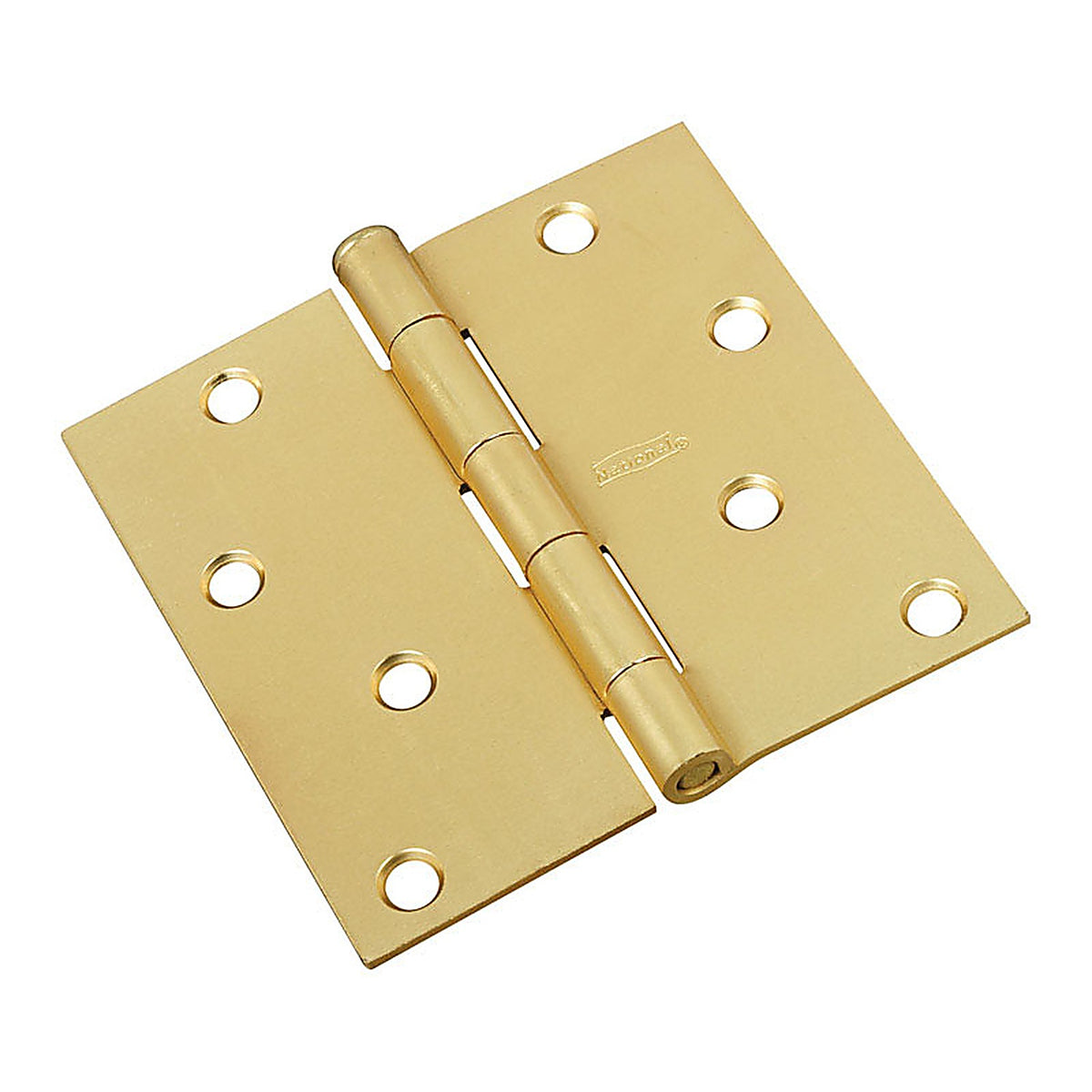 National Hardware N830-231 4 in. L Satin Brass Door Hinge 1/Pack