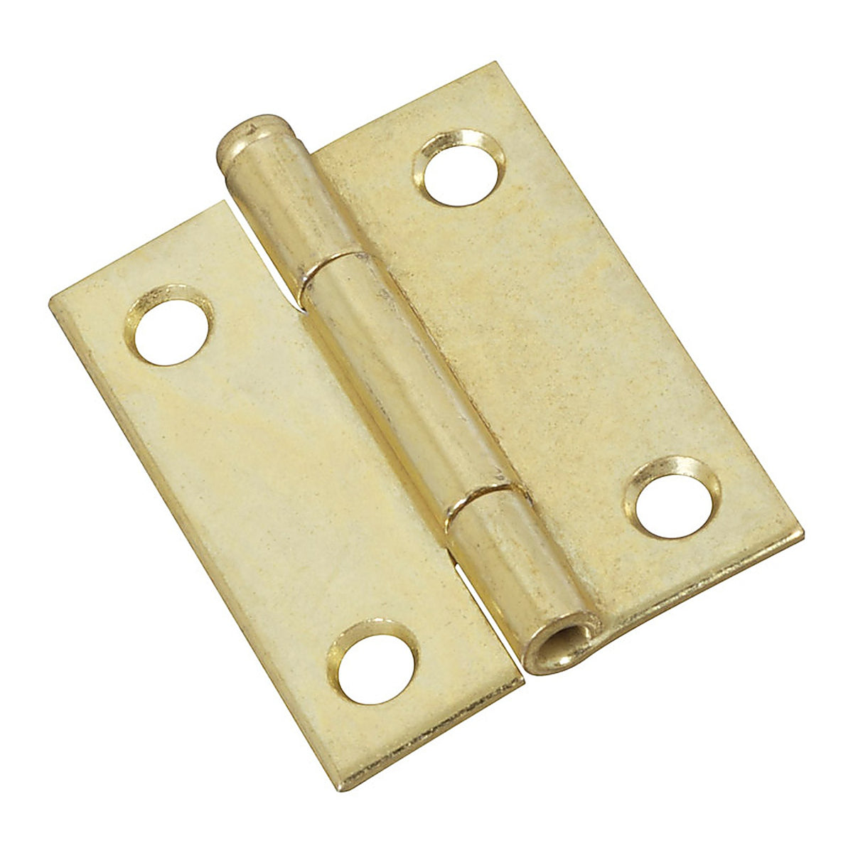 National Hardware N141-879 2 in. L Brass-Plated Door Hinge 1 pk