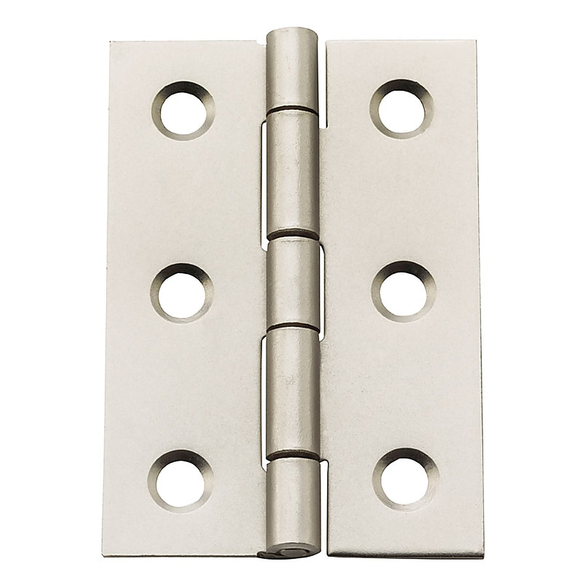 National Hardware N211-015 2 in. L Satin Nickel Door Hinge 2/Pack