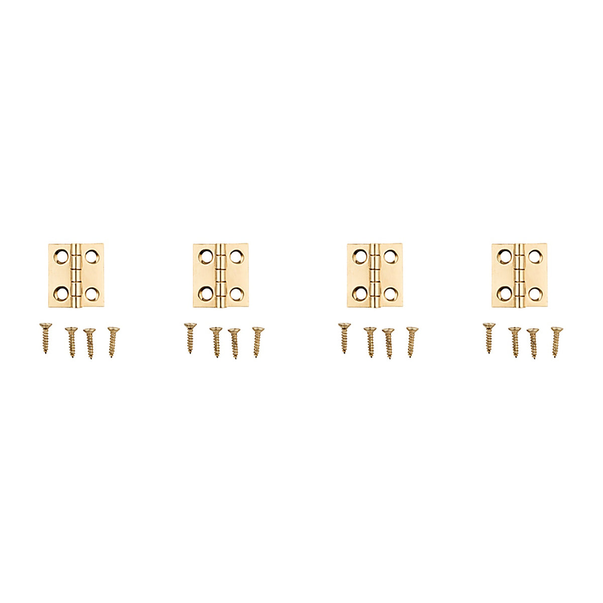 National Hardware - N211-276 - 3/4 In. L Solid Brass Door Hinge 4 Pack