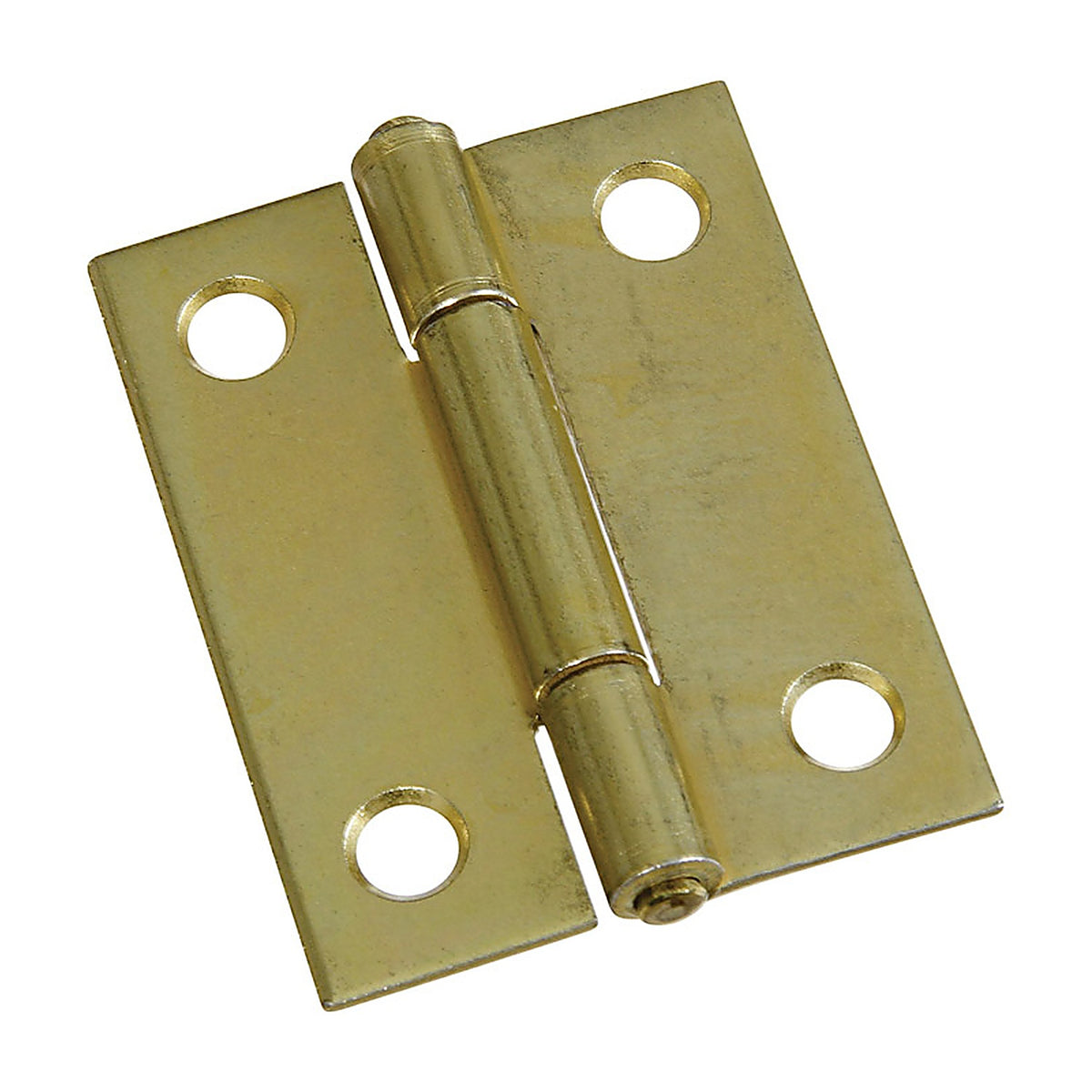National Hardware N146-175 2 in. L Brass-Plated Narrow Hinge 2/Pack