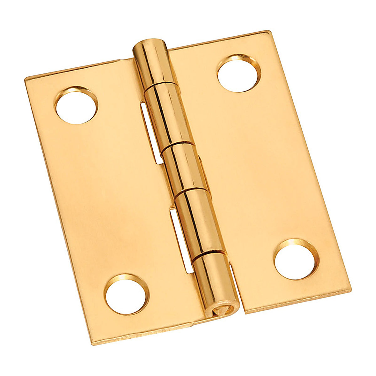 National Hardware N211-359 1-1/2 in. L Brass-Plated Door Hinge 2/Pack