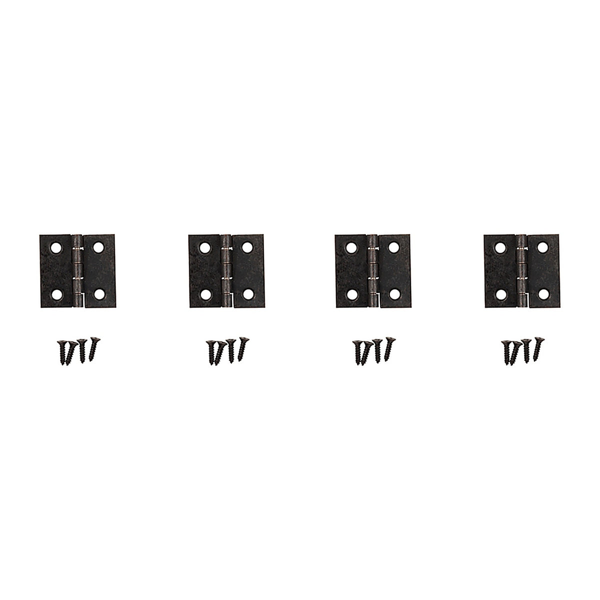 National Hardware N211-019 1 in. L Oil Rubbed Bronze Door Hinge 4 pk