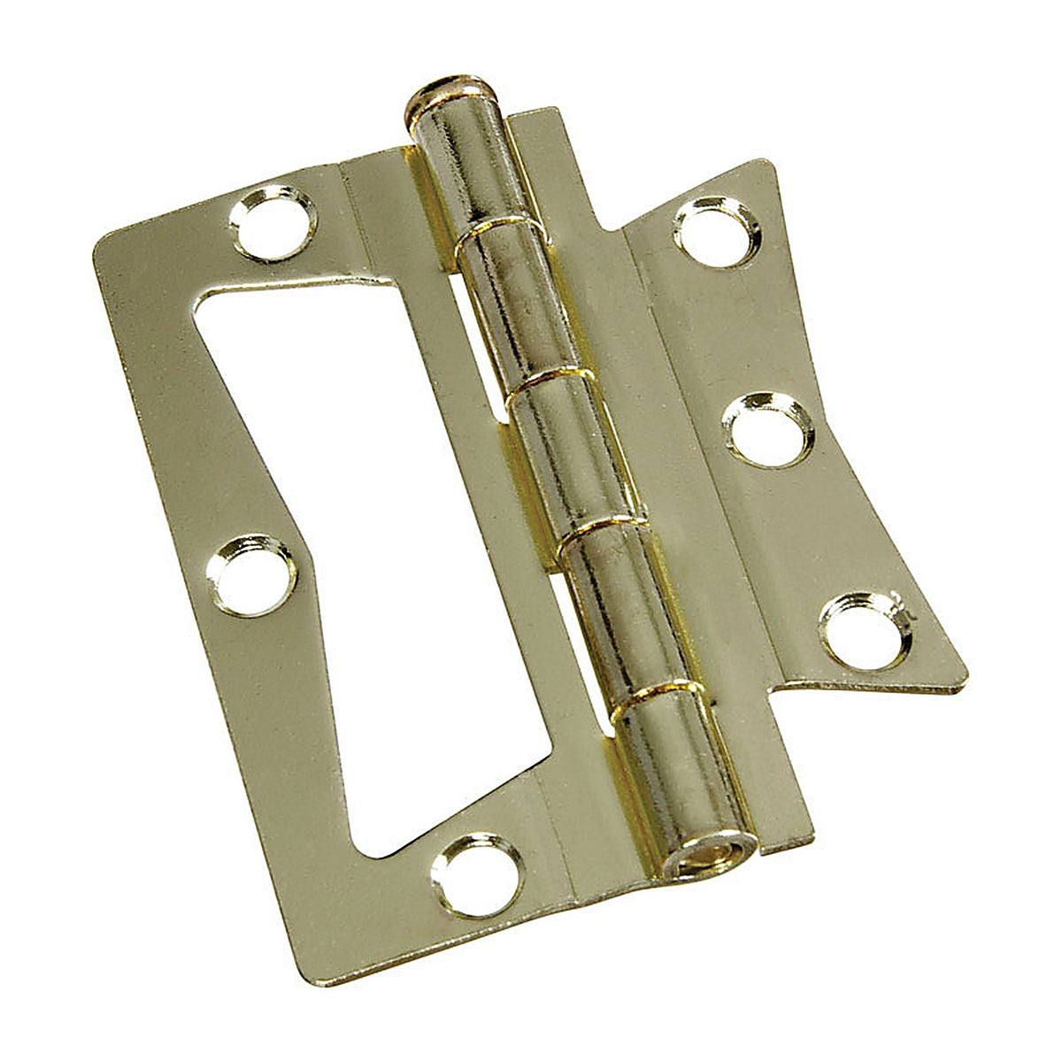 National Hardware N244-780 3 in. L Brass-Plated Door Hinge 2/Pack