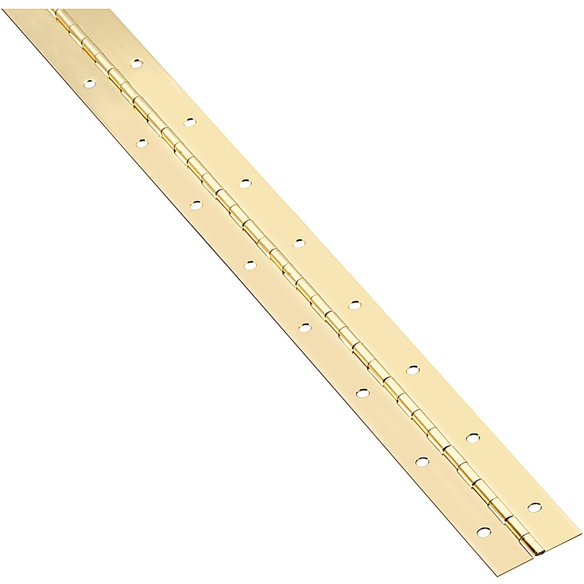 National Hardware N148-155 30 in. L Brass-Plated Continuous Hinge 1/Pack