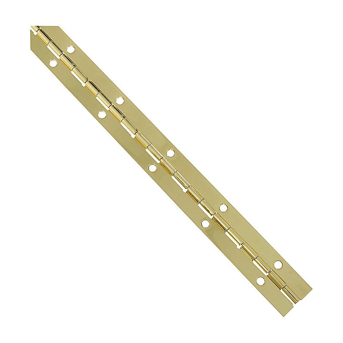 National Hardware N265-355 12 in. L Brass-Plated Continuous Hinge 1 pk