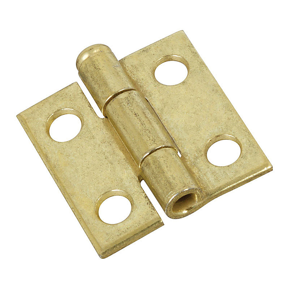 National Hardware N141-622 1 in. L Brass-Plated Door Hinge 1 pk