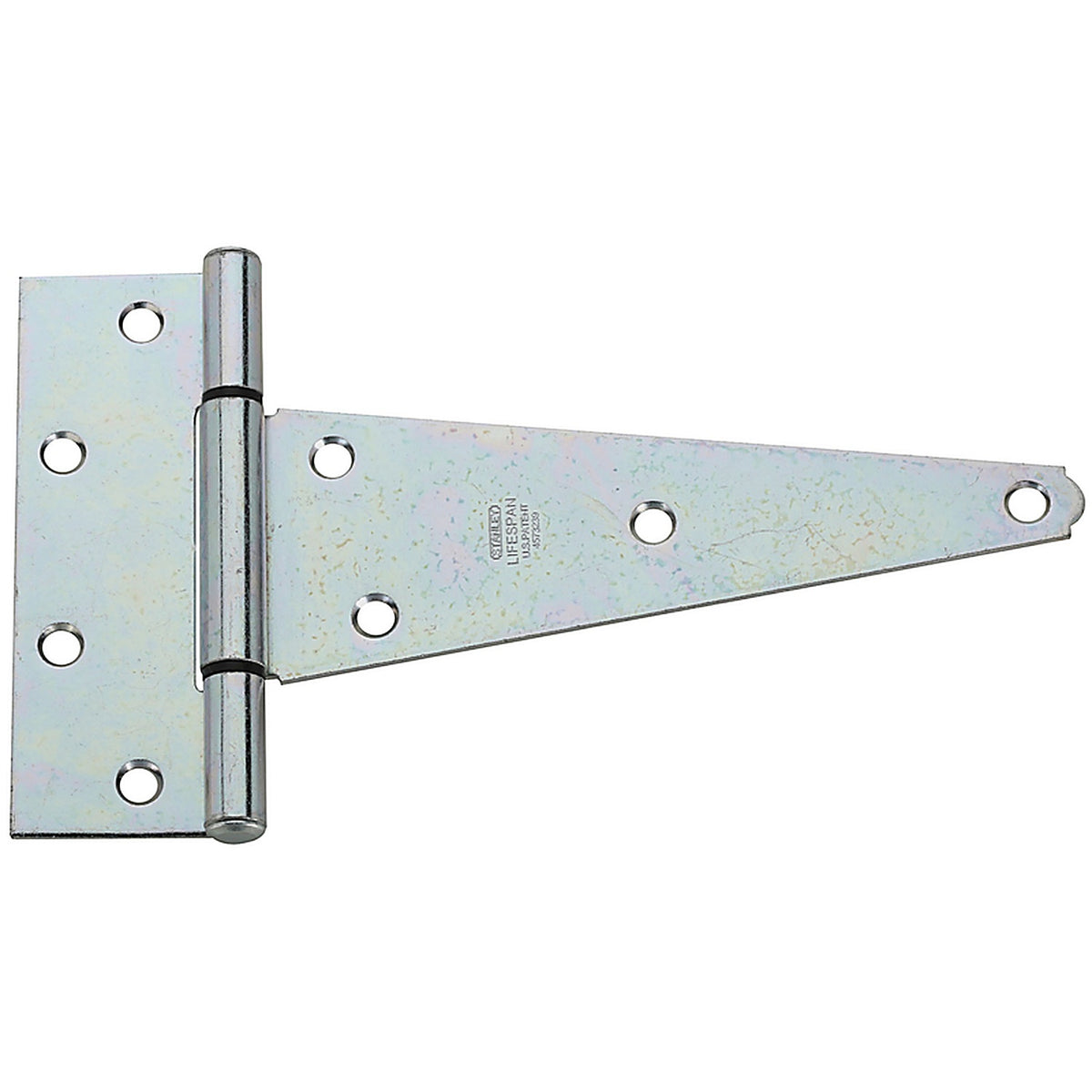 National Hardware N129-221 8 in. L Zinc-Plated Extra Heavy Duty T-Hinge 1/Pack