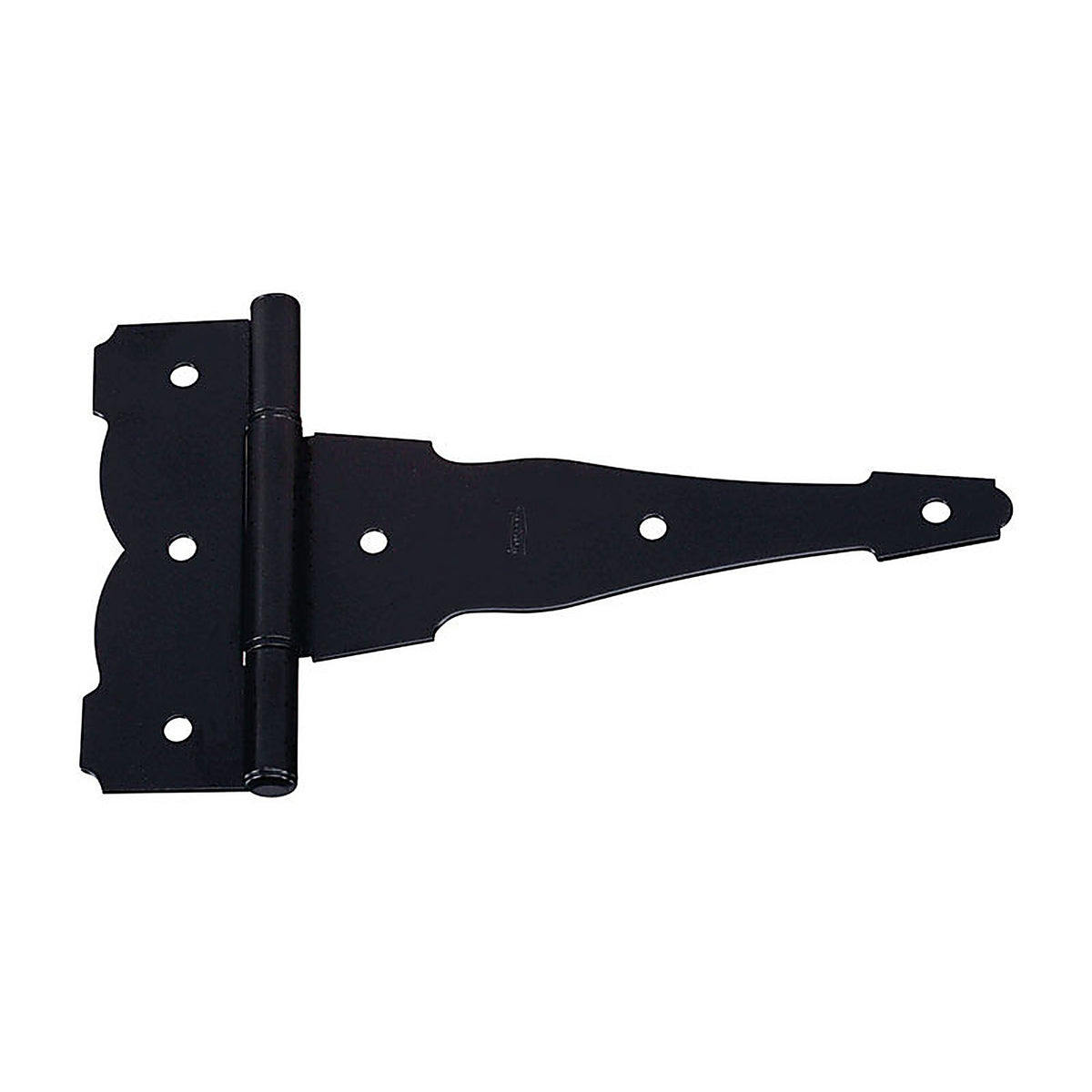 National Hardware N881-920 8 in. L Black Ornamental/Reversible T-Hinge 2/Pack