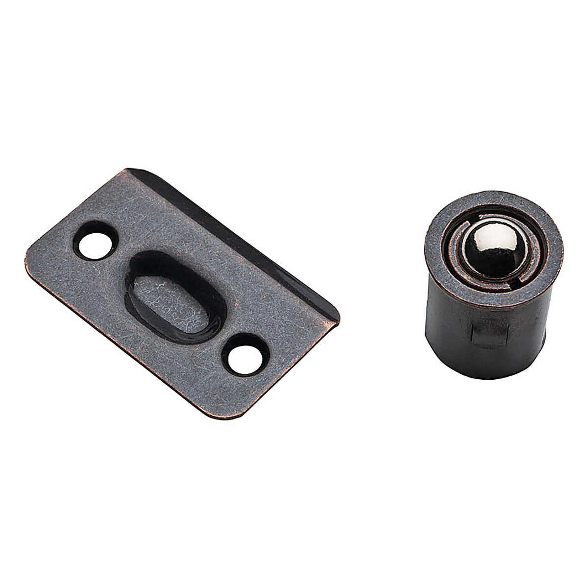 National Hardware N830-108 Oil Rubbed Bronze Steel Drive-In Ball Catch 1 pk