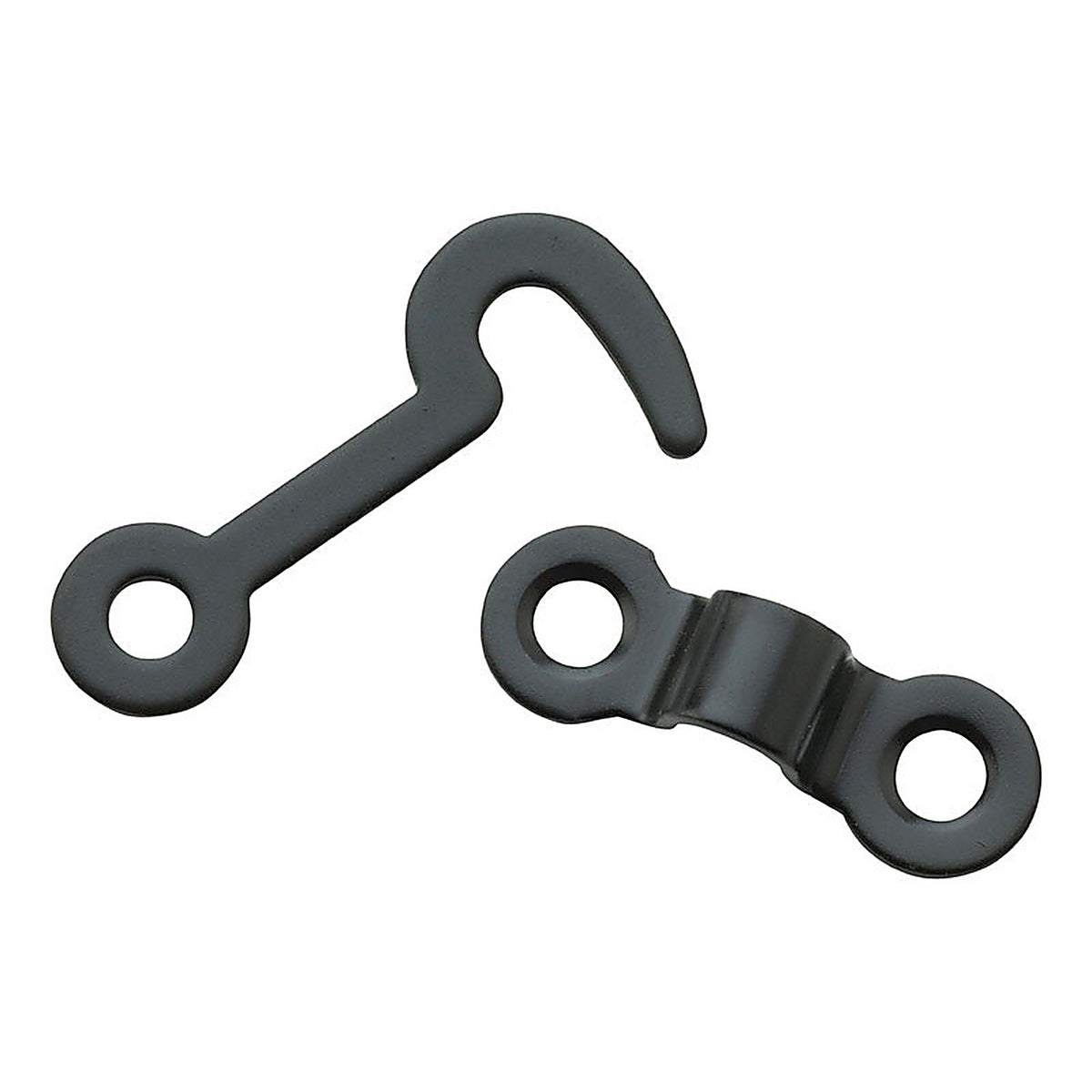 National Hardware - N211-023 - Oil Rubbed Bronze Steel Hook and Staple 2 Pack