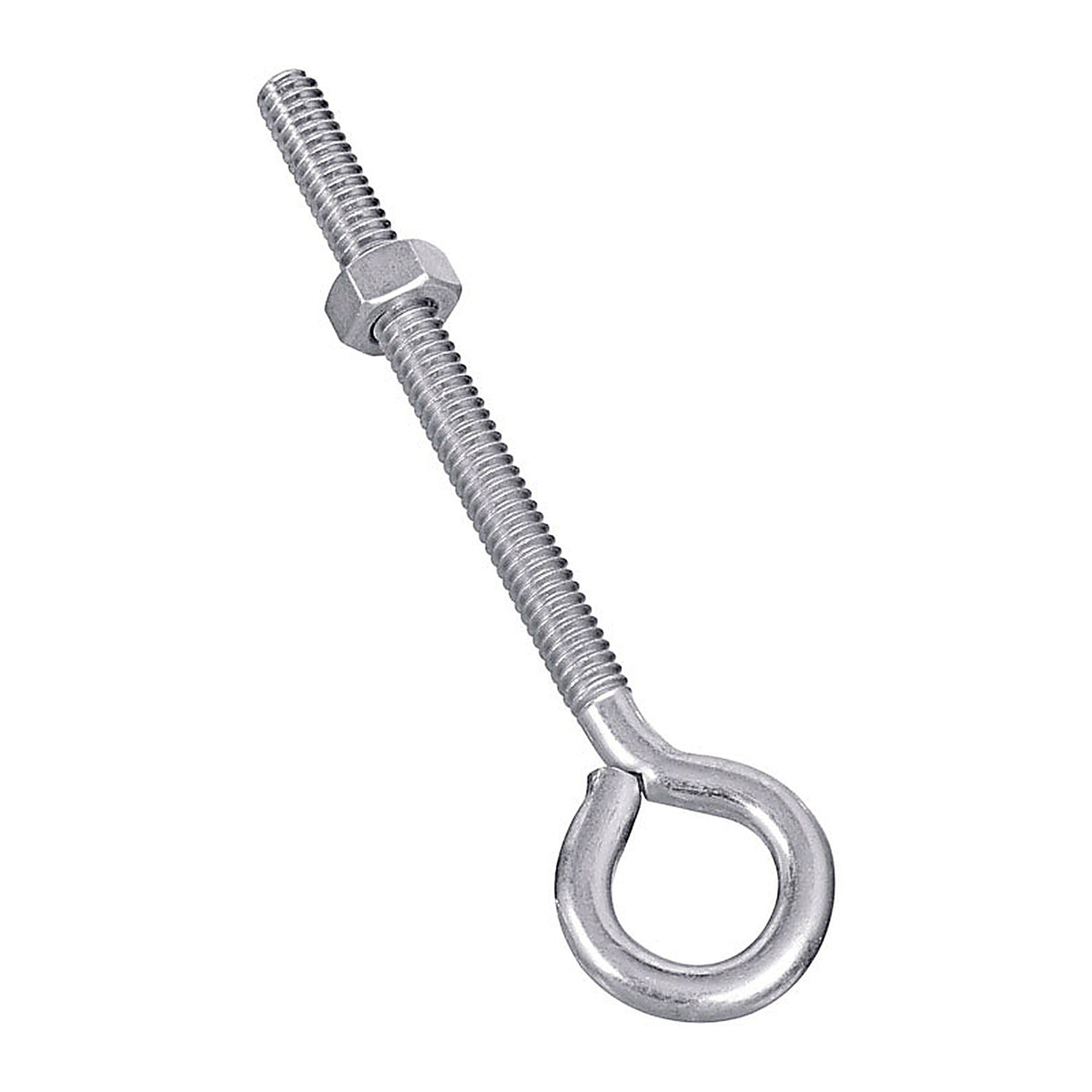 National Hardware N221-127 1/4 in. x 4 in. L Zinc-Plated Steel Eyebolt Nut Included