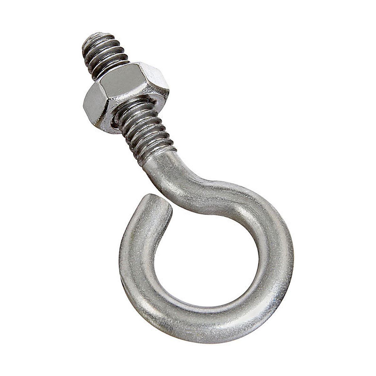 National Hardware N221-572 1/4 in. X 2 in. L Stainless Steel Eyebolt Nut Included