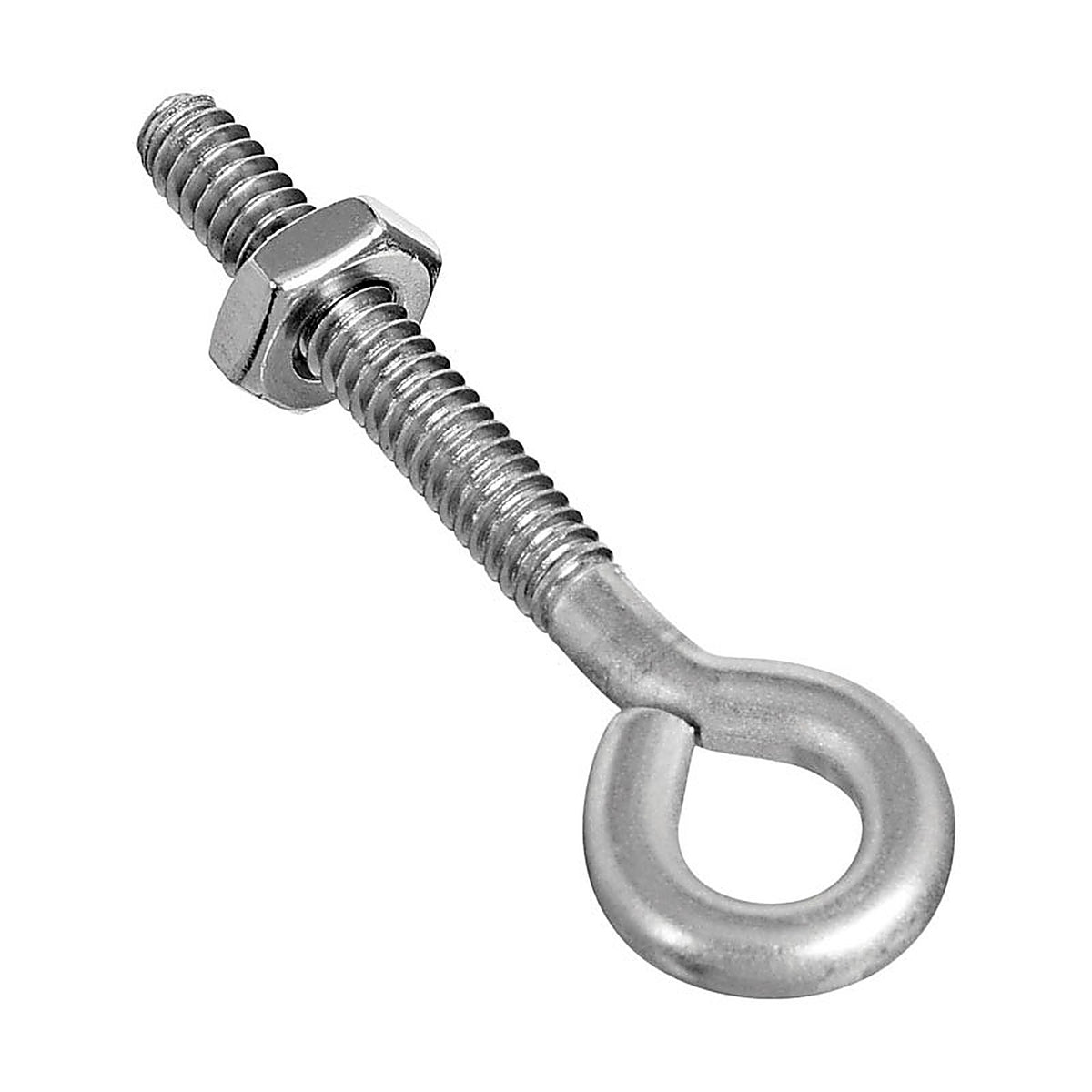 National Hardware N221-564 3/16 in. X 2 in. L Stainless Steel Eyebolt Nut Included