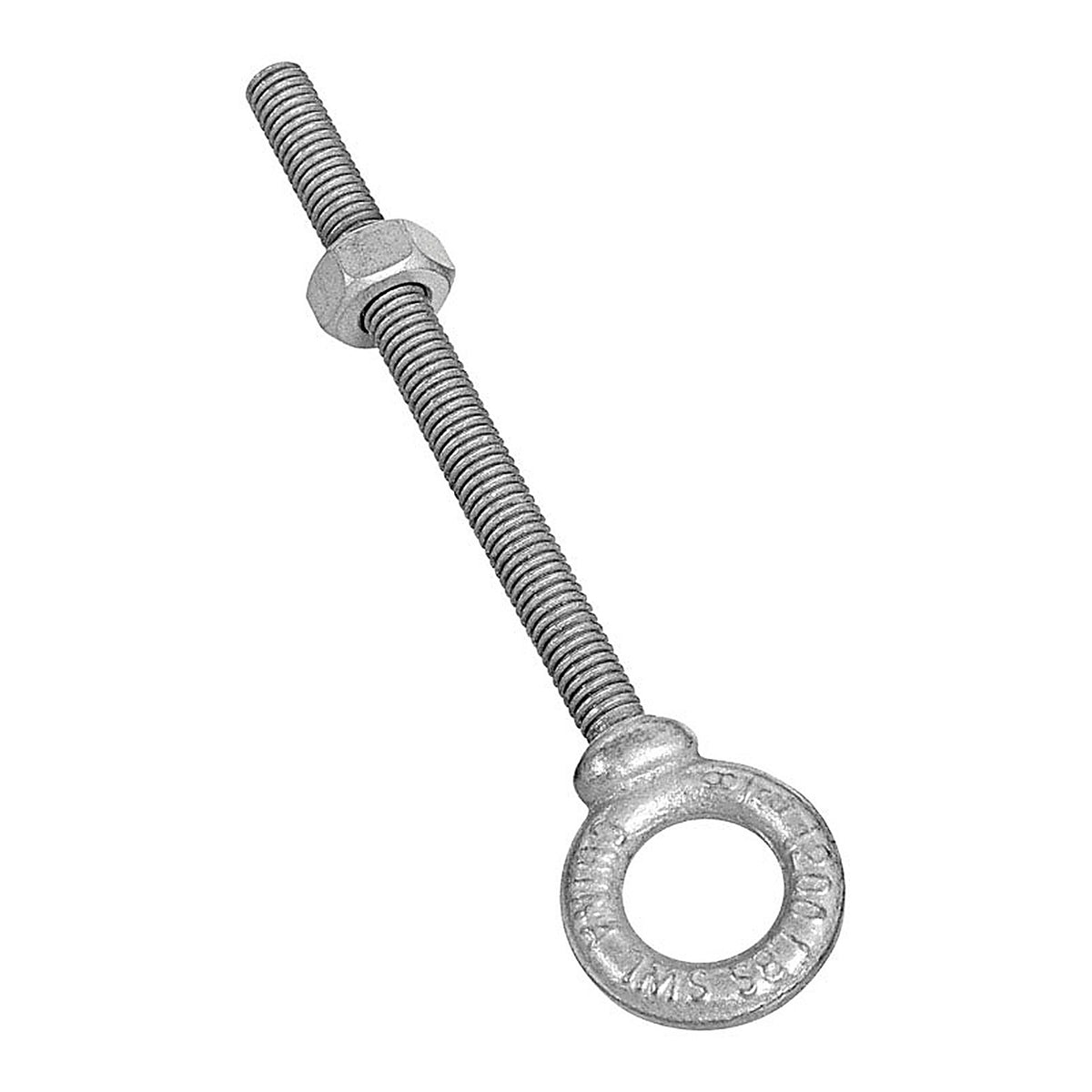 National Hardware N245-134 3/8 in. X 4-1/2 in. L Galvanized Forged Steel Eyebolt Nut Included