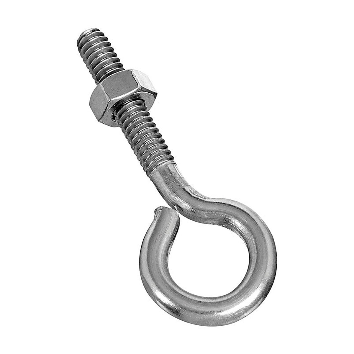 National Hardware N221-580 1/4 in. X 2-1/2 in. L Stainless Steel Eyebolt Nut Included