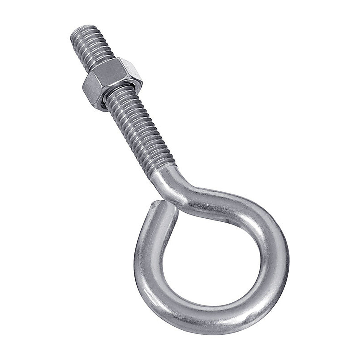 National Hardware N221-648 3/8 in. X 4 in. L Stainless Steel Eyebolt Nut Included