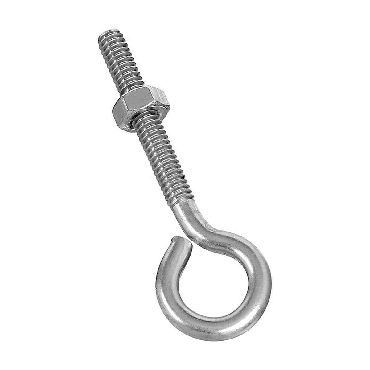National Hardware N221-598 1/4 in. X 3 in. L Stainless Steel Eyebolt Nut Included