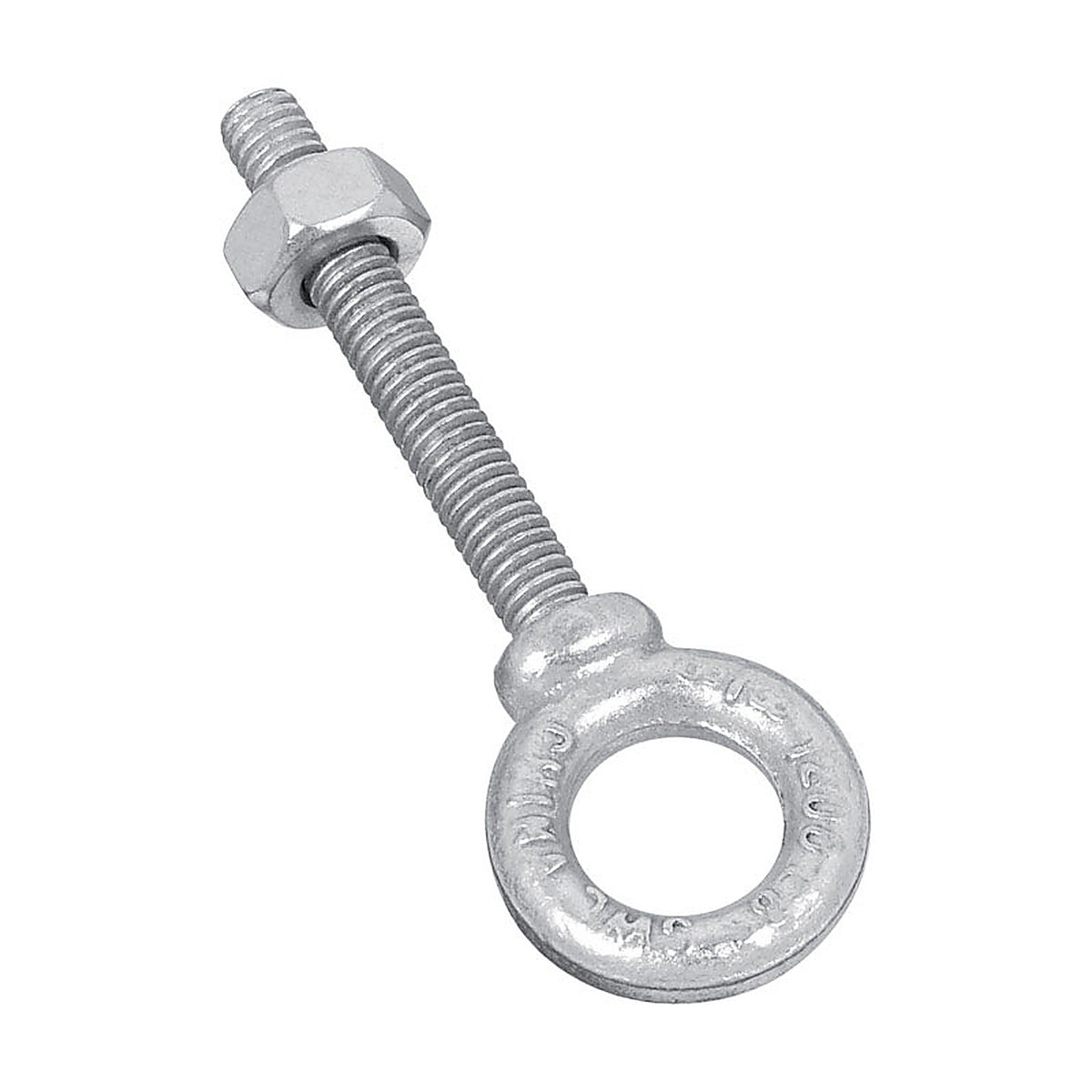 National Hardware N245-126 3/8 in. X 2-1/2 in. L Galvanized Forged Steel Eyebolt Nut Included