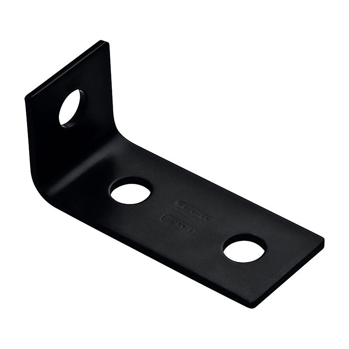 National Hardware N351-477 3.5 in. H x 1.5 in. W x 0.125 in. D Black Carbon Steel Inside Offset Leg Corner Brace