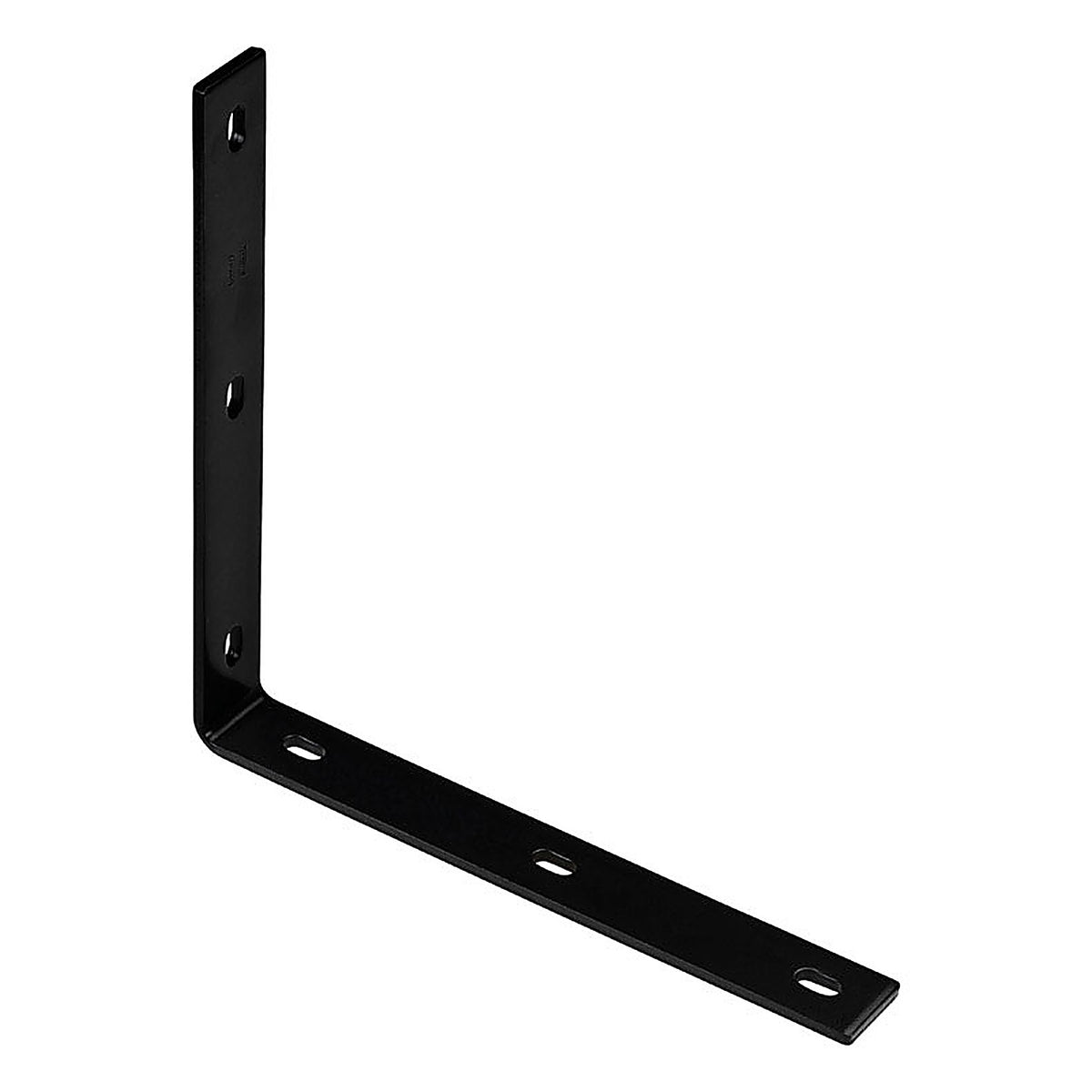 National Hardware N351-469 12.25 in. H x 1.5 in. W x 0.25 in. D Black Carbon Steel Inside/Outside Corner Brace