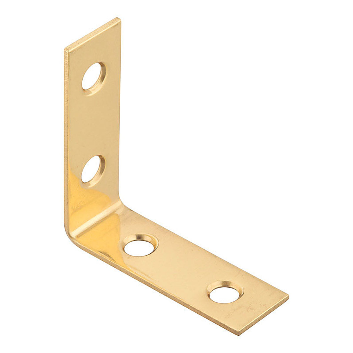 National Hardware N213-397 1-1/2 in. H X 5/8 in. W X 0.06 in. D Solid Brass Inside Corner Brace