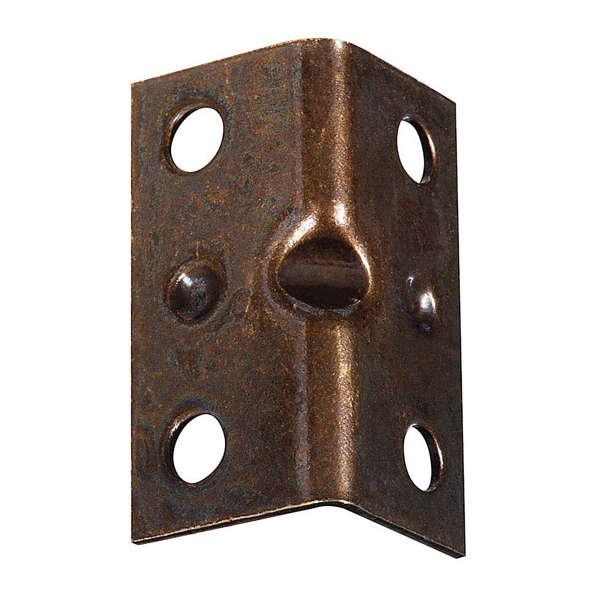 National Hardware - N226-282 - 1.5 In. H X 0.75 In. W X 0.04 In. D Antique Brass Steel Inside Corner Brace