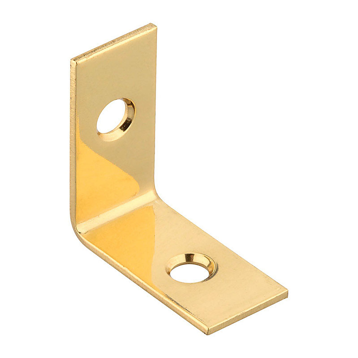 National Hardware N213-389 1 in. H X 1/2 in. W X 0.06 in. D Solid Brass Inside Corner Brace